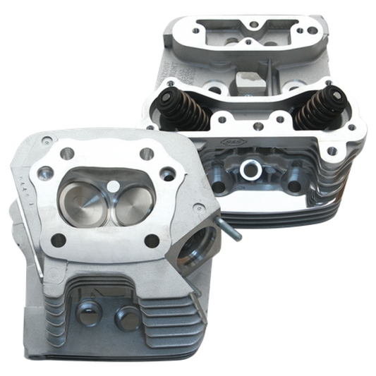 S&S Cycle 84-99 BT Performance Replacement Low Compression 82cc Cylinder Heads - Polished