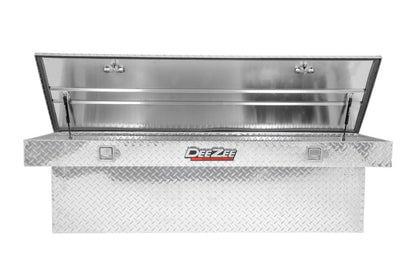 Deezee Universal Tool Box - Red Crossover - Single Lid BT Alum Full Size (Deep)