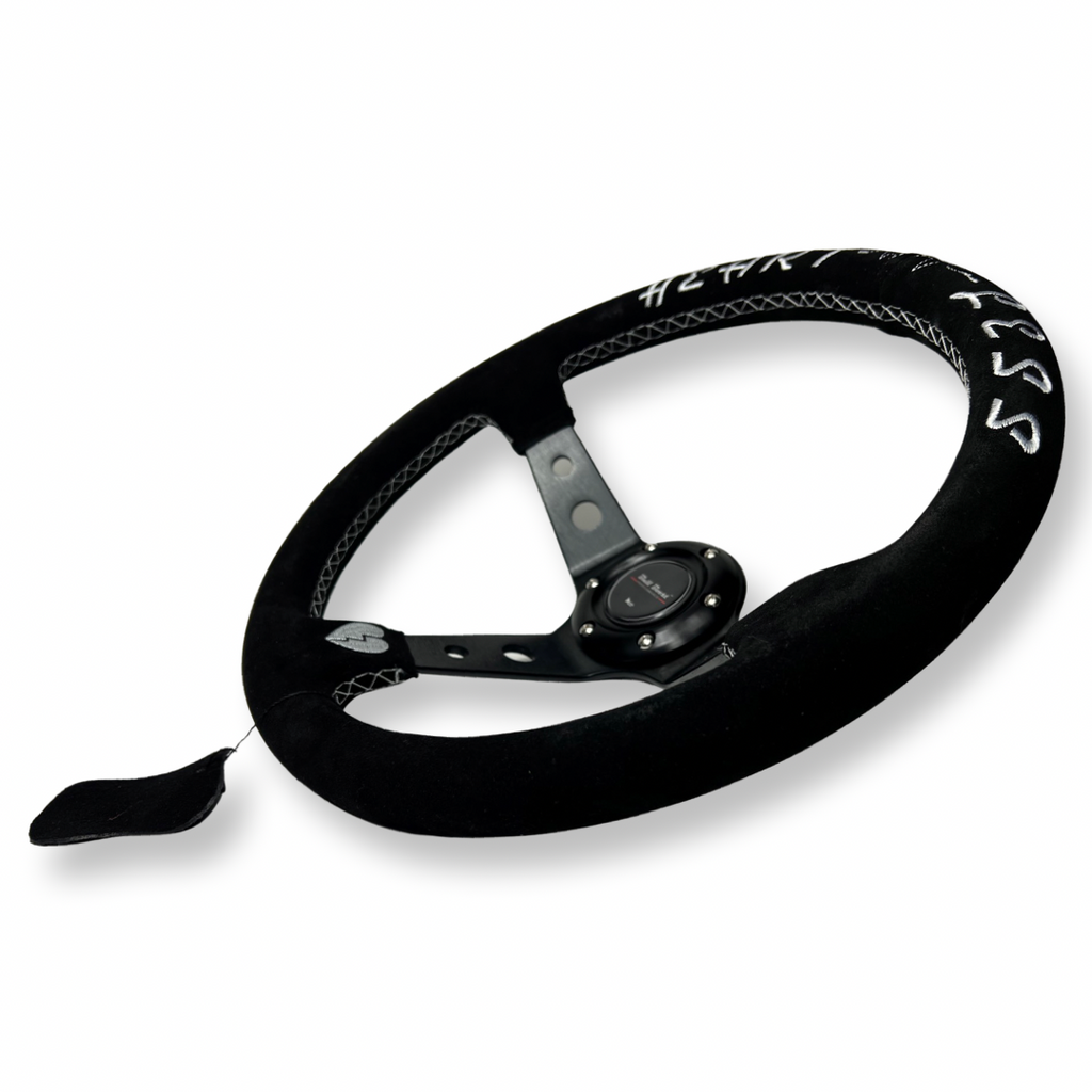 Universal Heartless 350mm 3"Deep Dish 6-Bolt Steering Wheel | 150 Entries by Bull Boost Performance