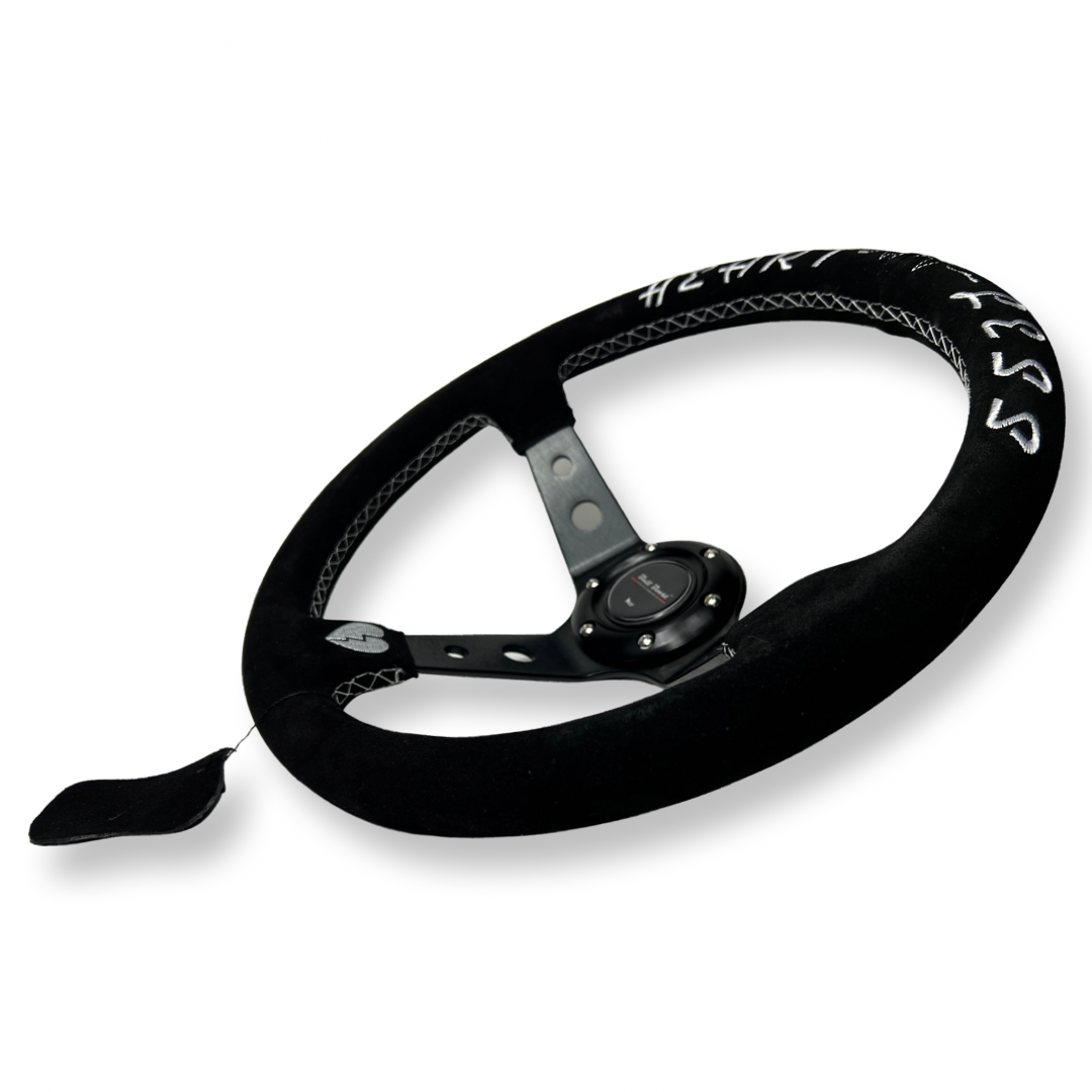 Universal Heartless 350mm 3"Deep Dish 6-Bolt Steering Wheel | 150 Entries by Bull Boost Performance