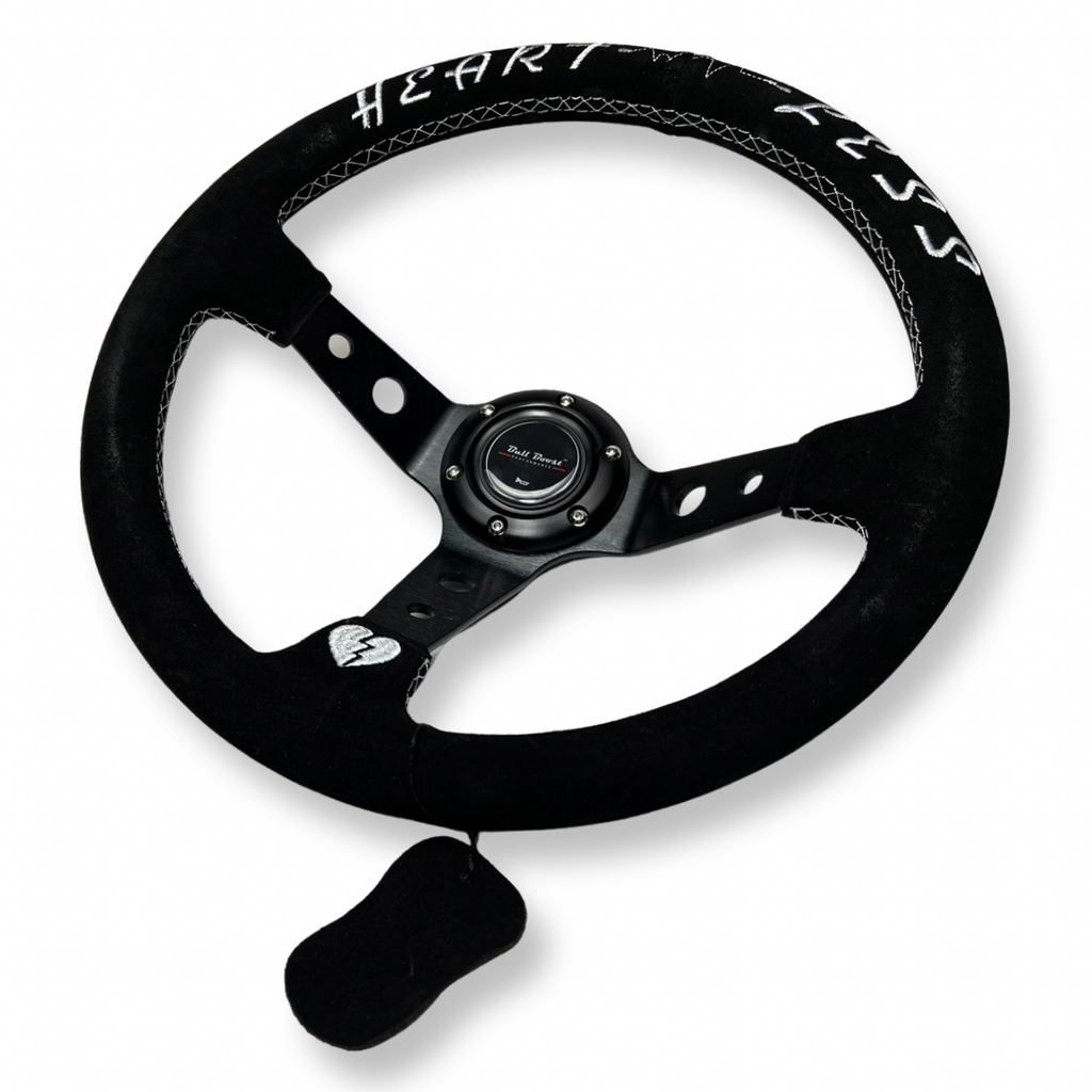 Universal Heartless 350mm 3"Deep Dish 6-Bolt Steering Wheel | 150 Entries by Bull Boost Performance