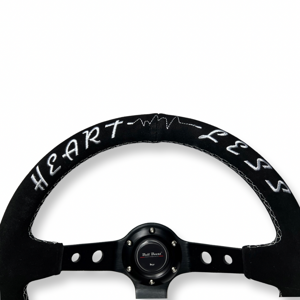 Universal Heartless 350mm 3"Deep Dish 6-Bolt Steering Wheel | 150 Entries by Bull Boost Performance