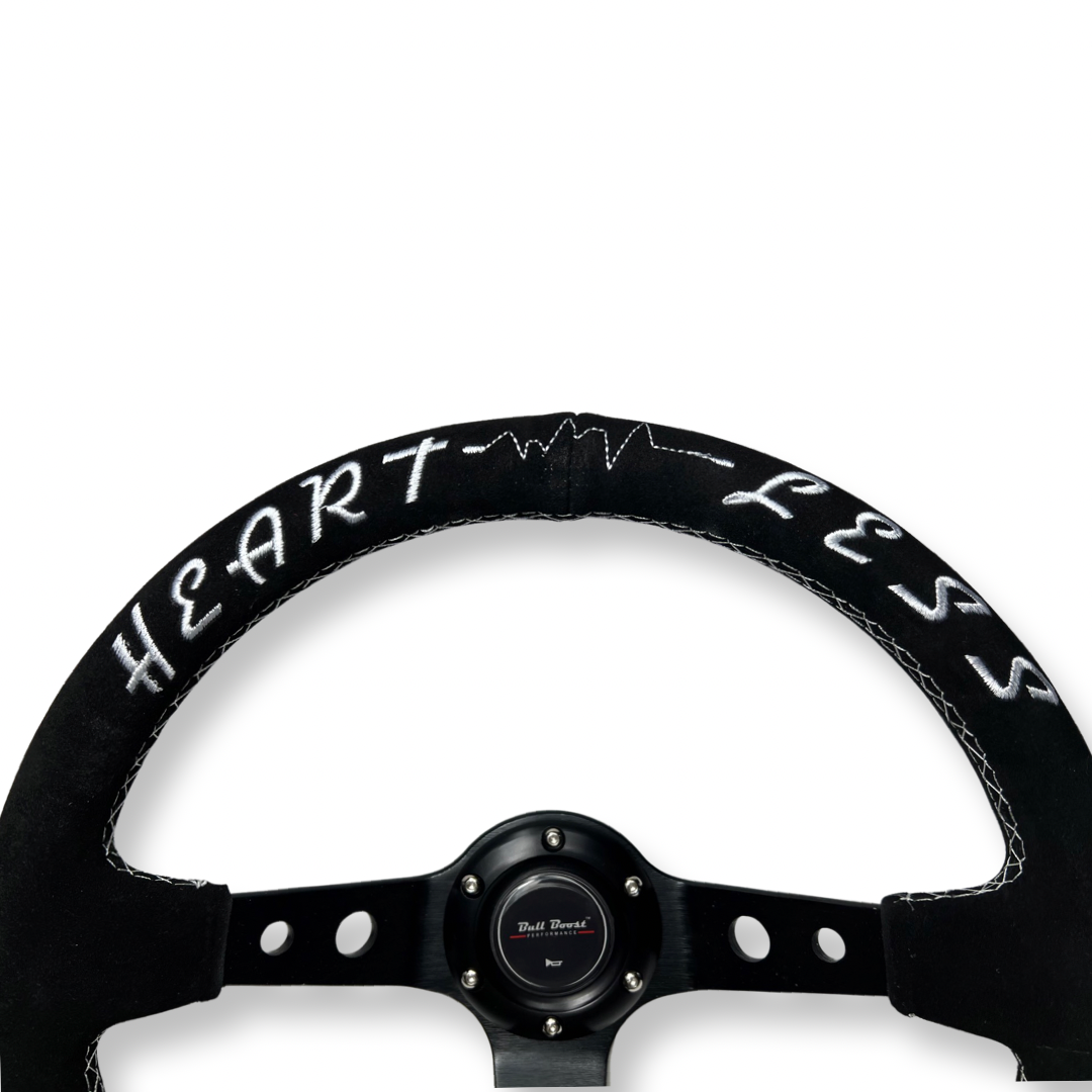 Universal Heartless 350mm 3"Deep Dish 6-Bolt Steering Wheel | 150 Entries by Bull Boost Performance