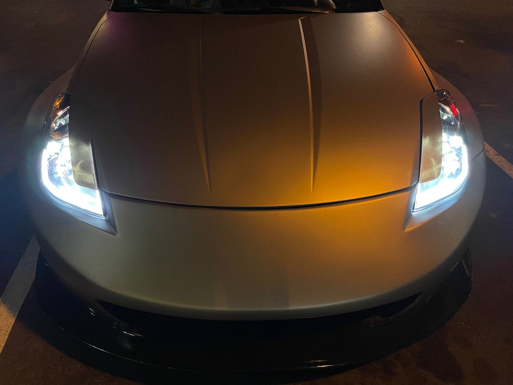 LED Headlamps For 2003-2005 NISSAN 350Z Z33 Fairlady [HID D2S Model] 8 Pin Headlights - Bull Boost Performance