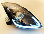 LED DEPO Pair Bi-Xenon Black Projector Headlights DOT/SAE For 2003-2009 Nissan 350z - Bull Boost Performance