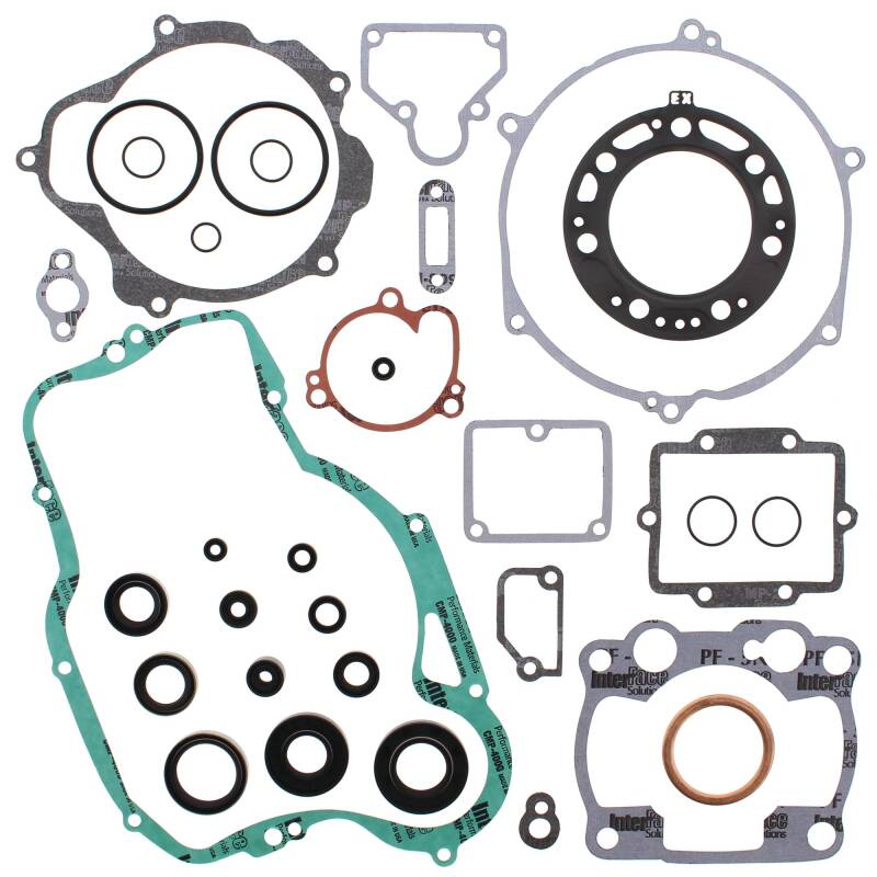 Vertex Gaskets 93-96 Kawasaki KX250 Complete Gasket Kit w/ Oil Seals