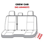 Covercraft 11-24 Dodge RAM 2500 3500 Carhartt Super Dux SeatSaver Sec Row Custom Seat Cover- Gravel
