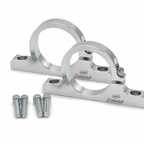 Universal 1.50" (38mm) Aluminum Fuel Filter Mounting Bracket – Clear Anodized – 383538C - Granatelli Motor Sports
