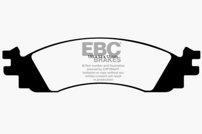 EBC 06-10 Ford Explorer 4.0 2WD Ultimax2 Front Brake Pads