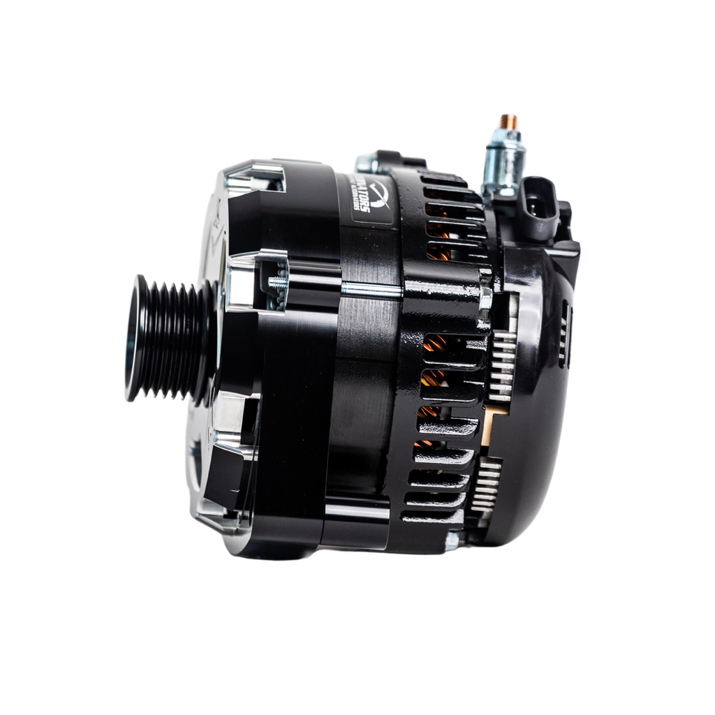 1996-2024 GM Billet High Output Alternator (Black) by JS Alternators