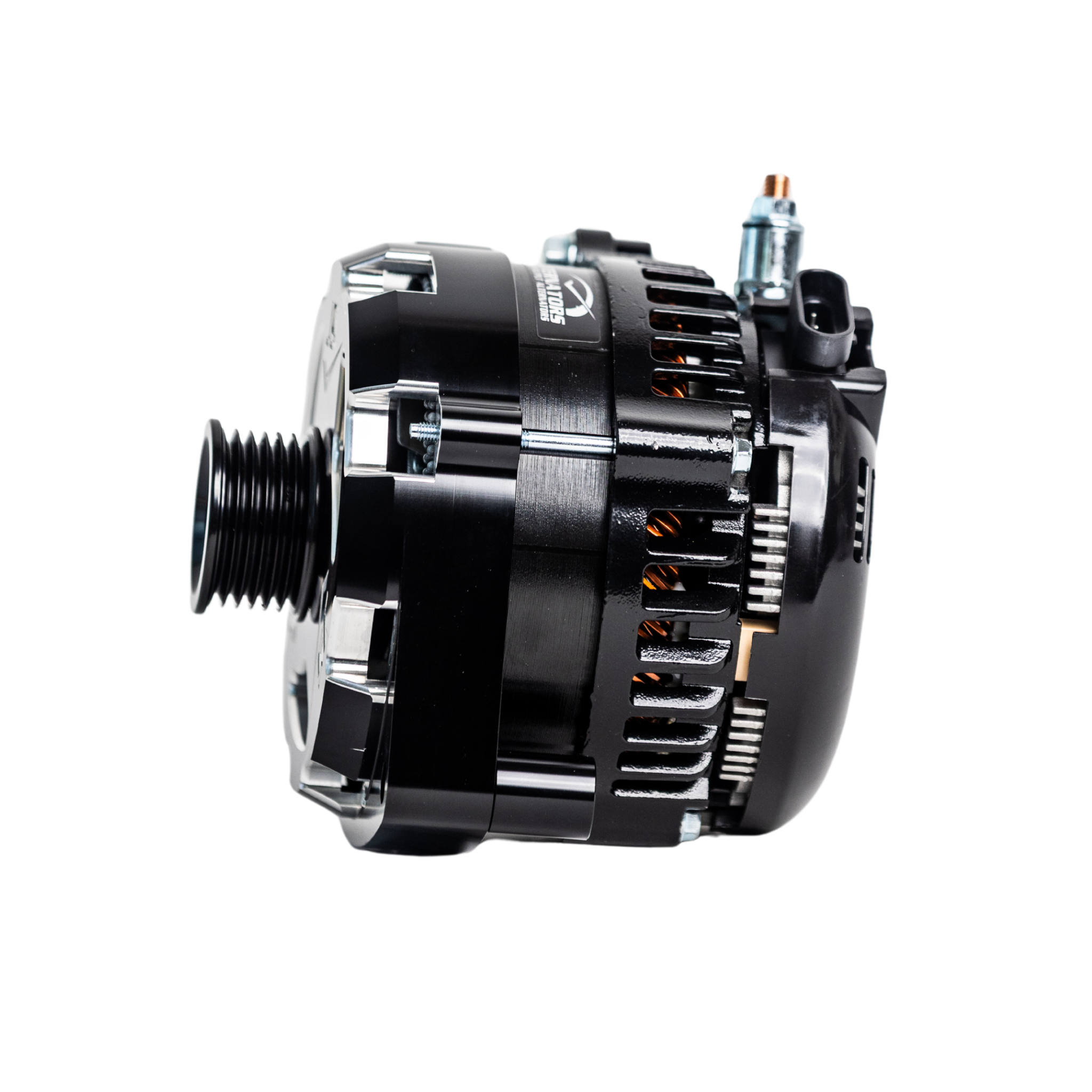1996-2024 GM Billet High Output Alternator (Black) by JS Alternators