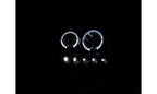 Raxiom 97-03 Ford F-150 LED Halo Projector Headlights- Black Housing- Clear Lens