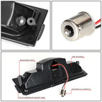 91-96 Chevrolet Corvette LED 3rd Brake Light - Black Smoke