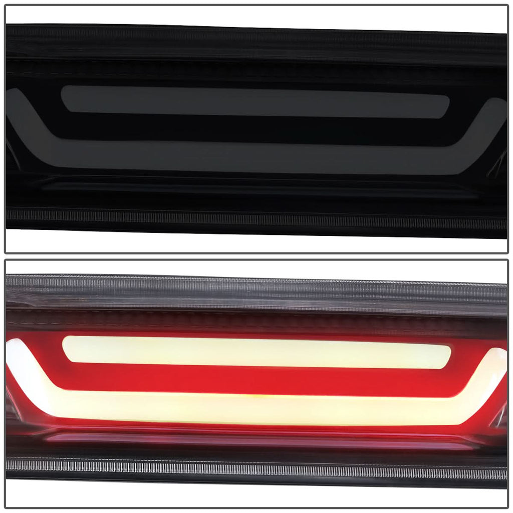 07-14 Chevrolet Silverado GMC Sierra 3D LED Third Brake Light Black