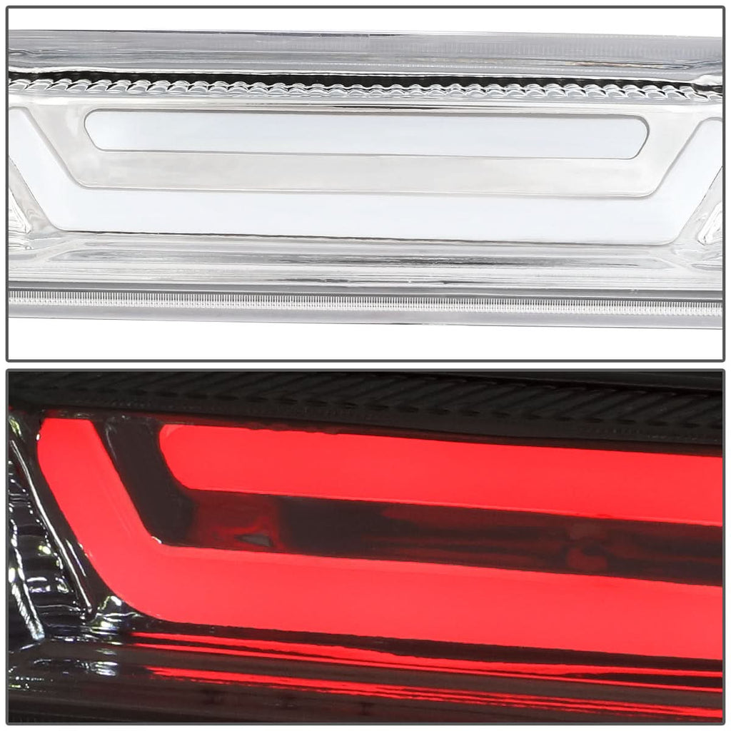 07-14 Chevrolet Silverado GMC Sierra 3D LED Third Brake Light Chrome
