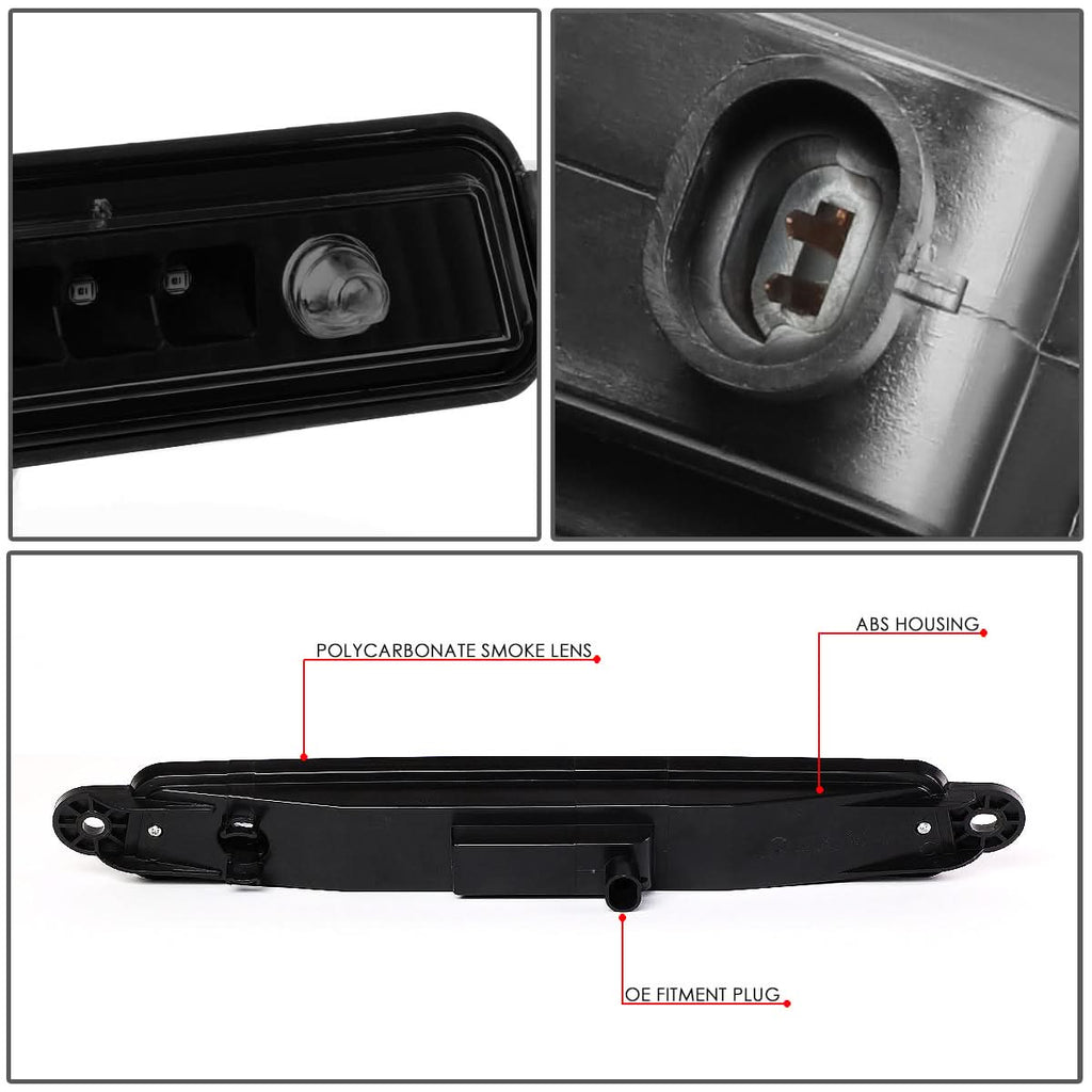 2005-2015 Nissan Armada LED 3rd Brake Light - Black/Smoke