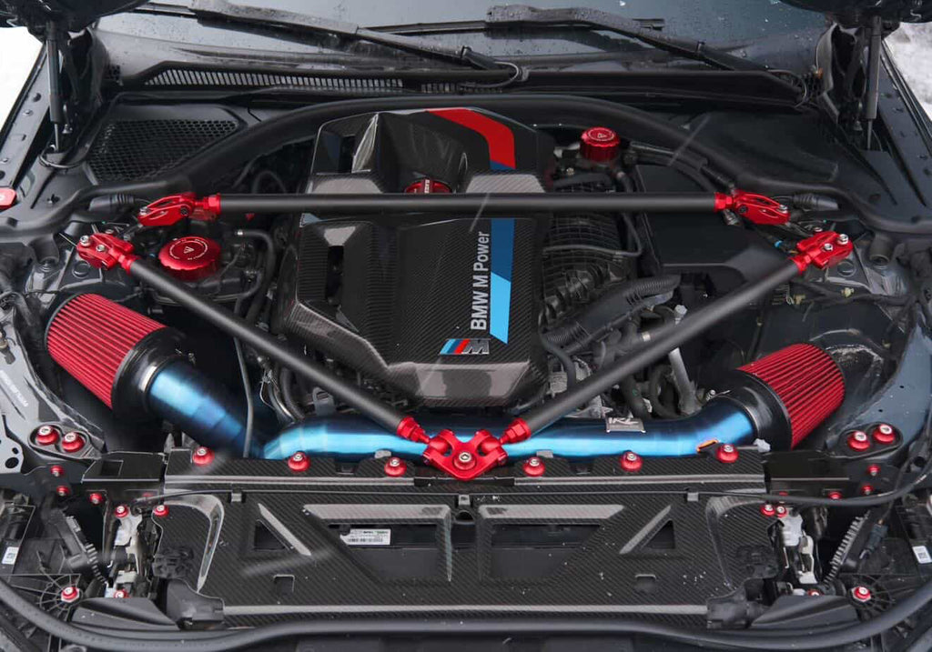 IRL BMW G8x Top Mount Titanium Intake