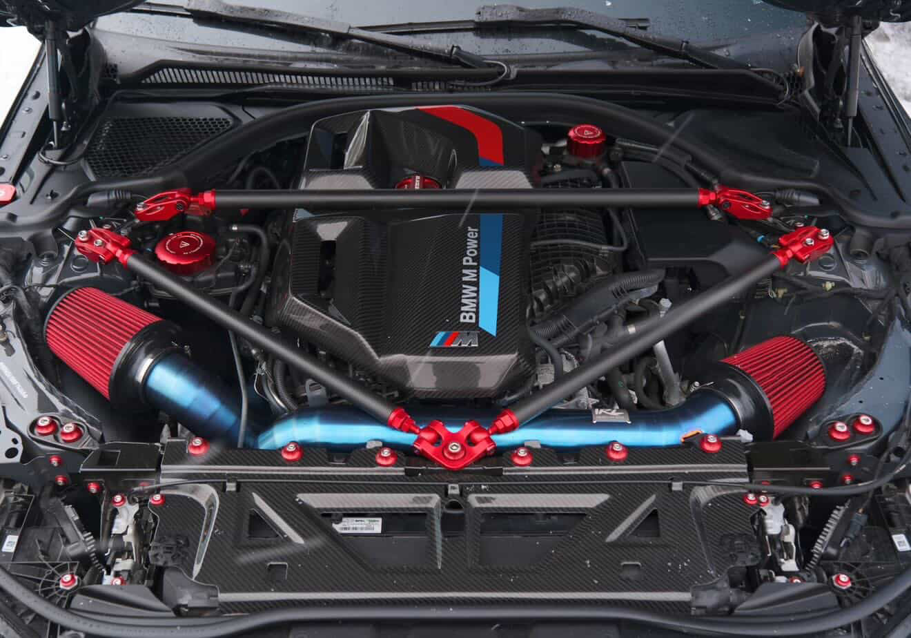 IRL BMW G8x Top Mount Titanium Intake
