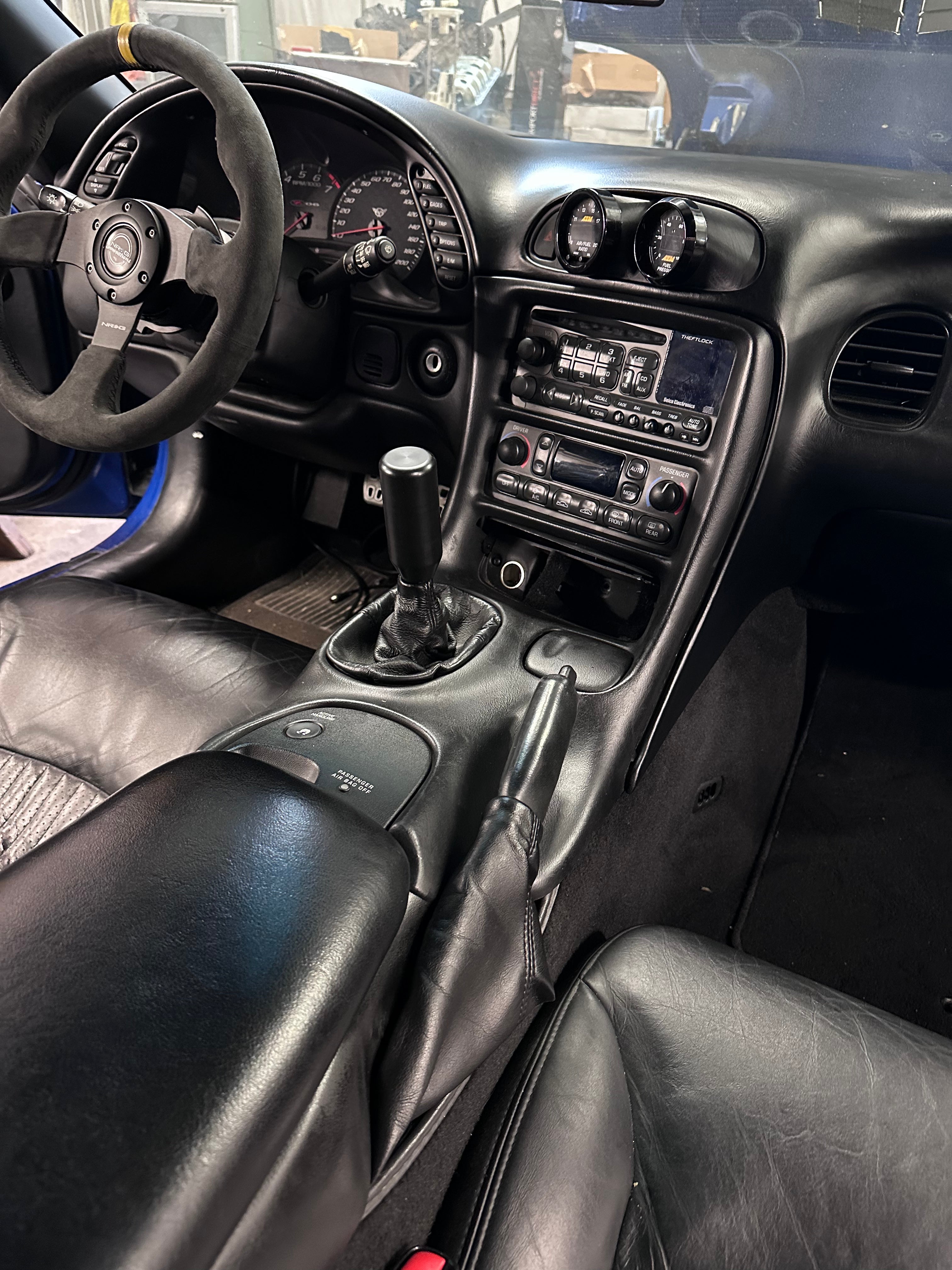 Corvette C5 Center Vent Gauge Pod for Dual 2 1/16" Gauges  by FI Performance