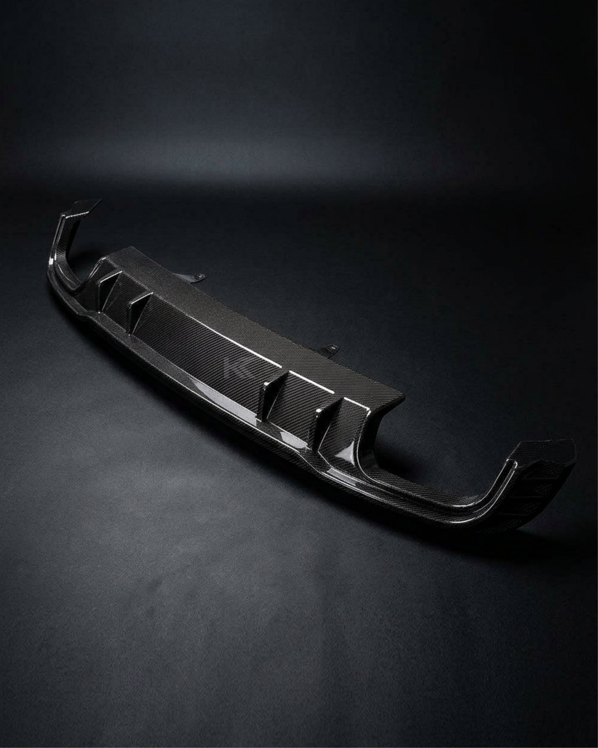Audi A4 B9 S-Line / S4 B9 Sedan Carbon Fiber Sport Rear Bumper Lip 2017 - 2019