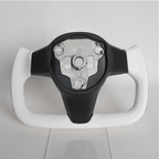 Heated Carbon Fiber Yoke Steering Wheel for Tesla Model 3 & Model Y