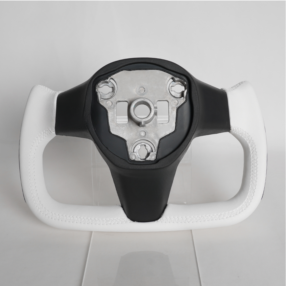 Heated Carbon Fiber Yoke Steering Wheel for Tesla Model 3 & Model Y