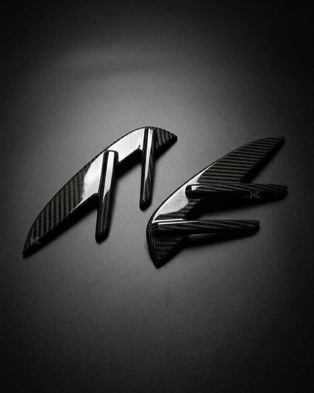 Dry Carbon Fiber Front Fender Vent Trim Set – BMW G80 M3 Competition (2021+)