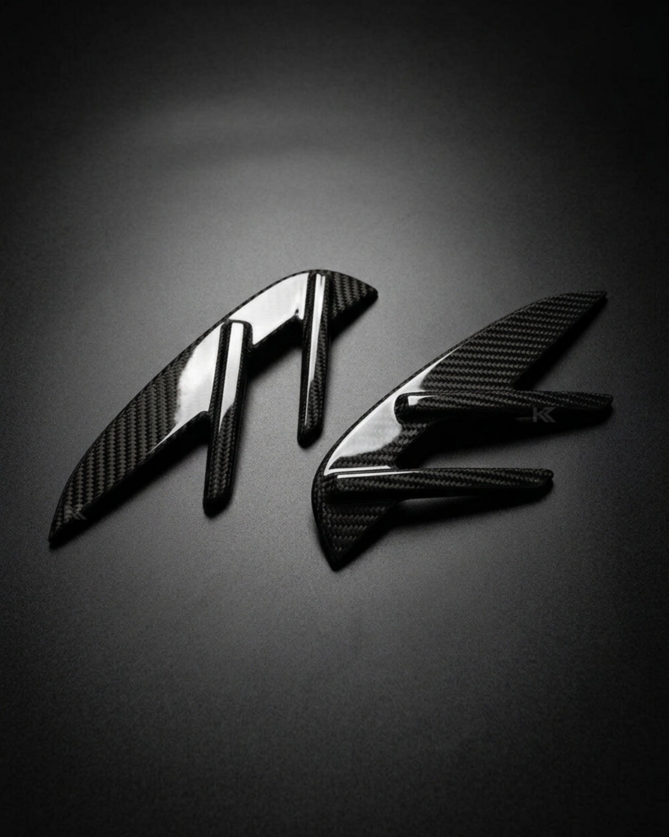 Dry Carbon Fiber Front Fender Vent Trim Set – BMW G80 M3 Competition (2021+)