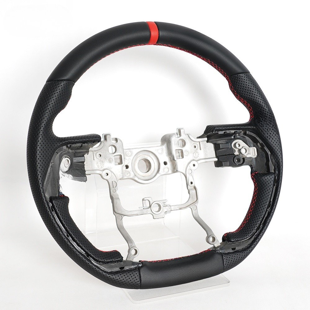 Full Leather Sports Steering Wheel for Toyota Tundra 2022–2026, Sequoia & Tacoma 2024–2025 (Non-Heated)