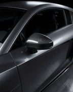 Prepreg Dry Carbon Fiber R8 Mirror Cover Cap Rearview for Audi R8 V10 2023