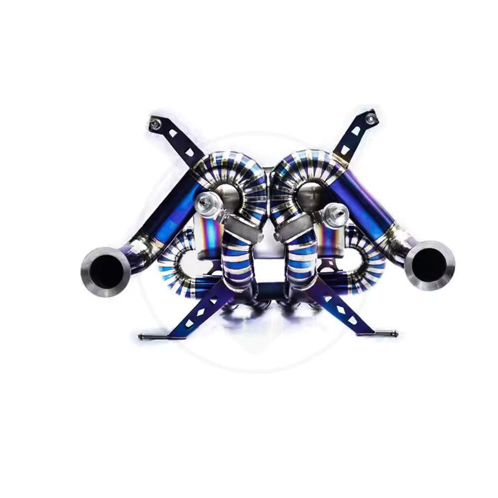Titanium Performance Catback Exhaust System - Lamborghini Aventador S Roadster