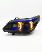 BMW 5 Series E60 Snake Eye LED Headlight Assembly with Dual-Color DRL 2003 - 2010