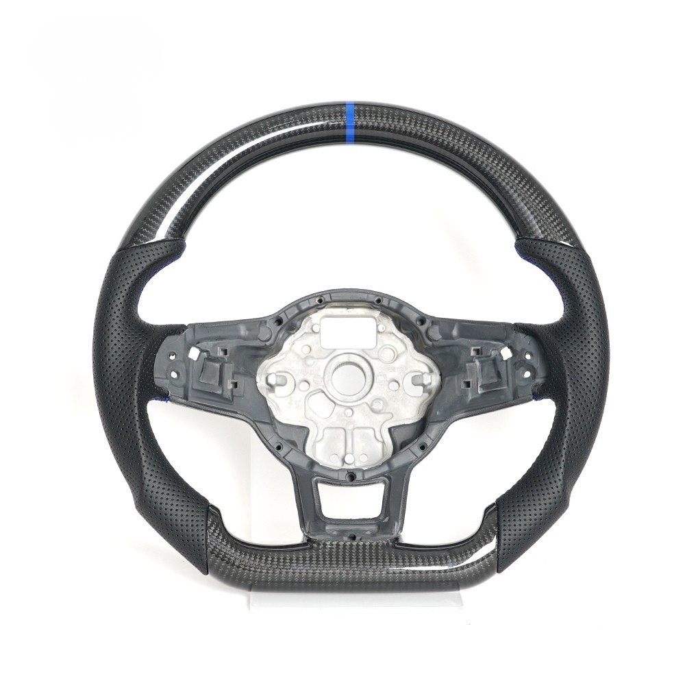 Real Carbon Fiber Steering Wheel for Volkswagen Golf 7 MK7 GTI