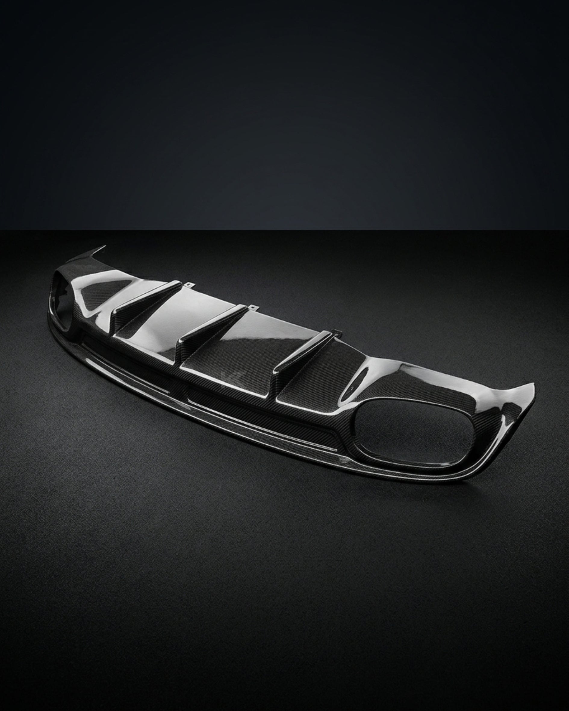 Audi A7 S-Line Sportback Carbon Fiber Rear Bumper Boot Diffuser 2013 - 2014