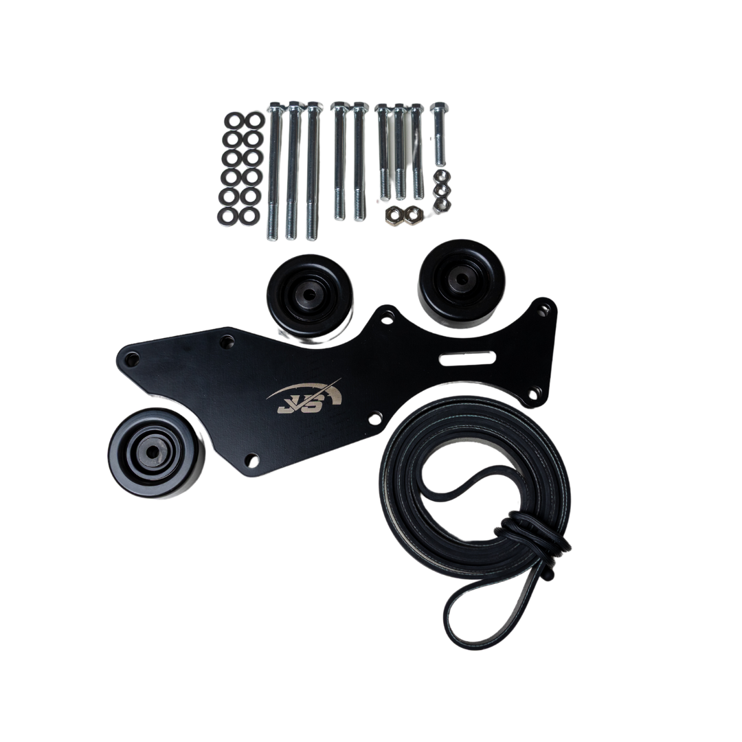 Triple Alternator Bracket Kit – 2000-2013 GM/Chevy Trucks (5.3L, 4.8L, 6.0L, 6.2L V8) by JS Alternators