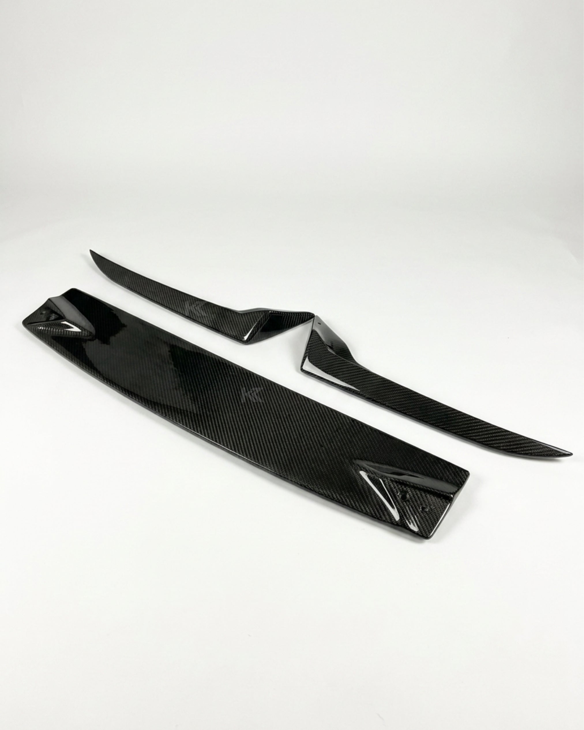 VW Golf MK6 R (R20) Carbon Fiber Front Lip – 3PC Splitter Kit (2012–2016)