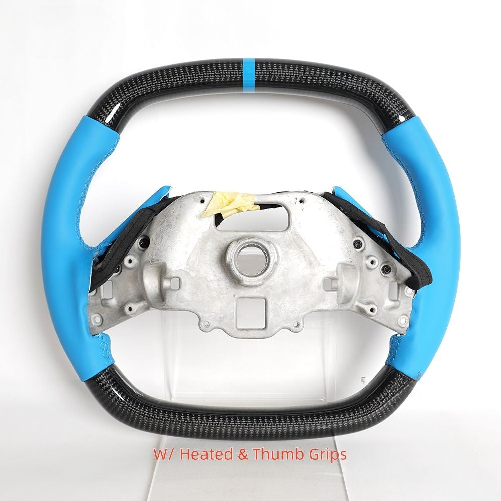 Heated Carbon Fiber Steering Wheel for Corvette C8 Z51 2020-2026
