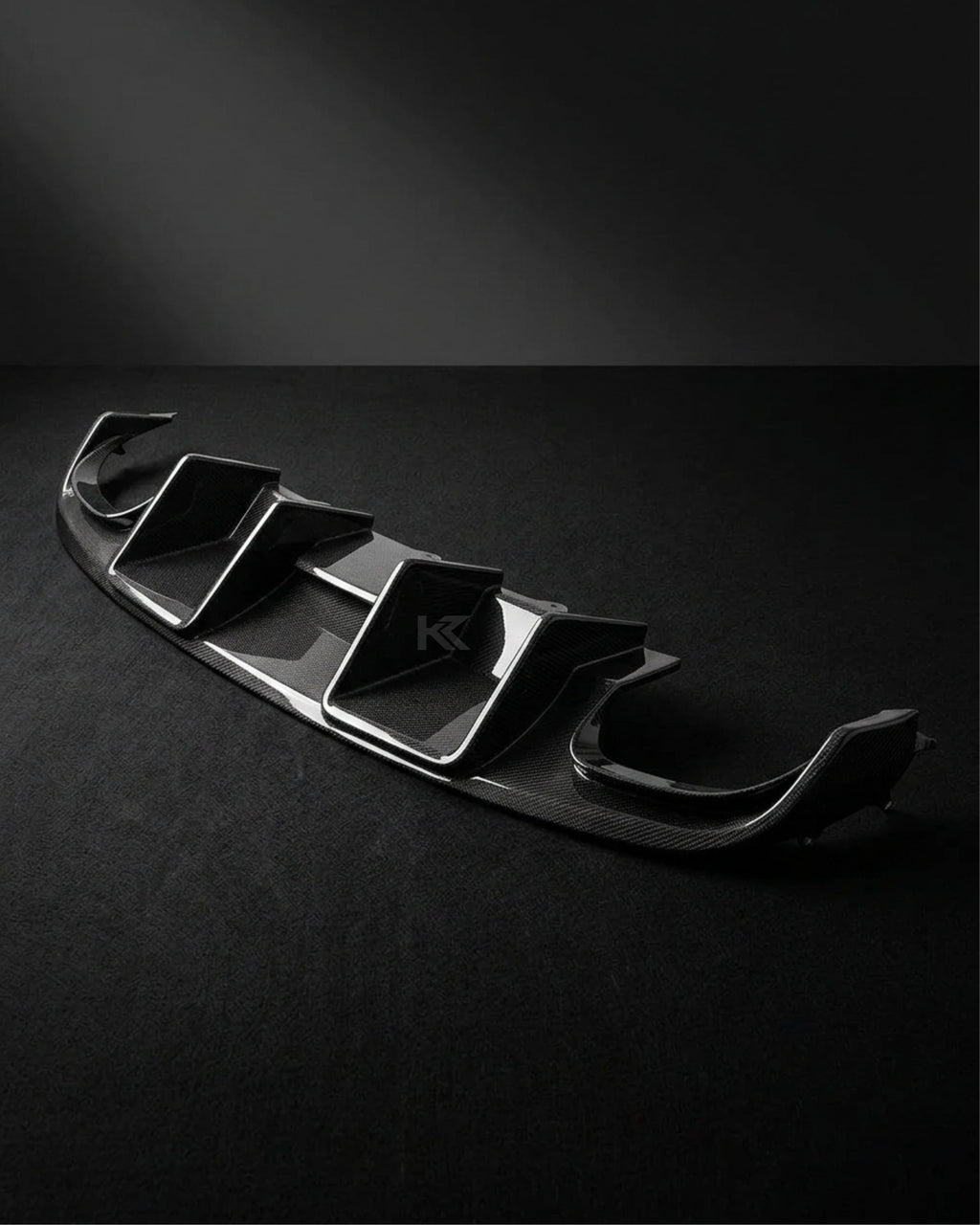 Audi A4 B8 S-Line / S4 Sedan Carbon Fiber JC Style Rear Valance Diffuser 2008 - 2012