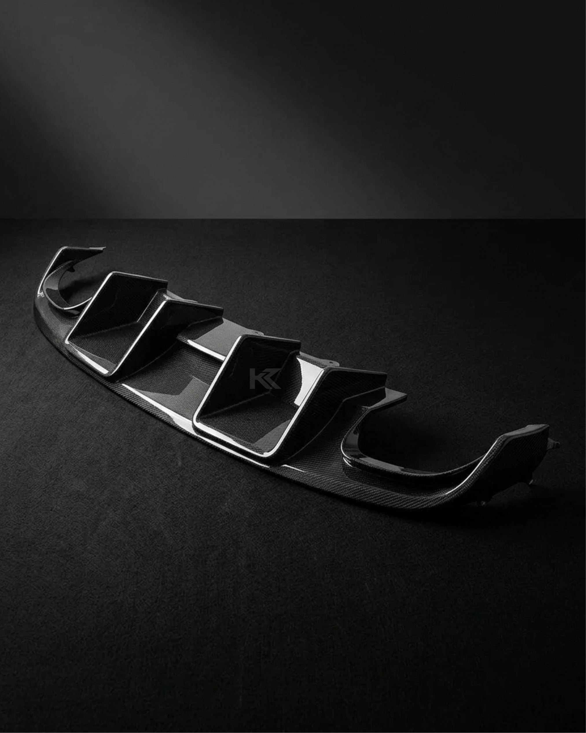 Audi A4 B8 S-Line / S4 Sedan Carbon Fiber JC Style Rear Valance Diffuser 2008 - 2012