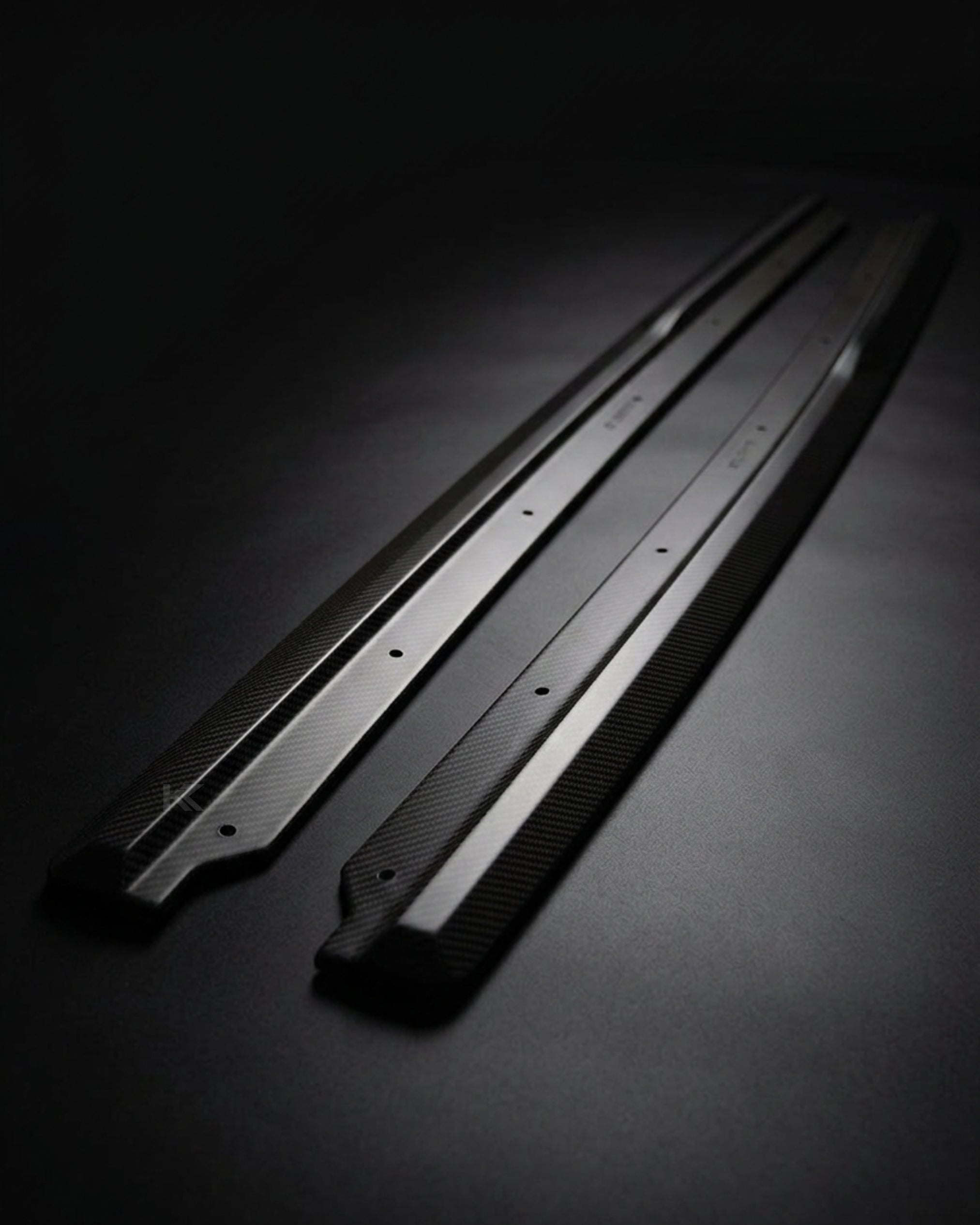 Audi R8 V10 Coupe 4S Gen 2 Carbon Fiber Side Skirts Door Extension Lip 2016 - 2019