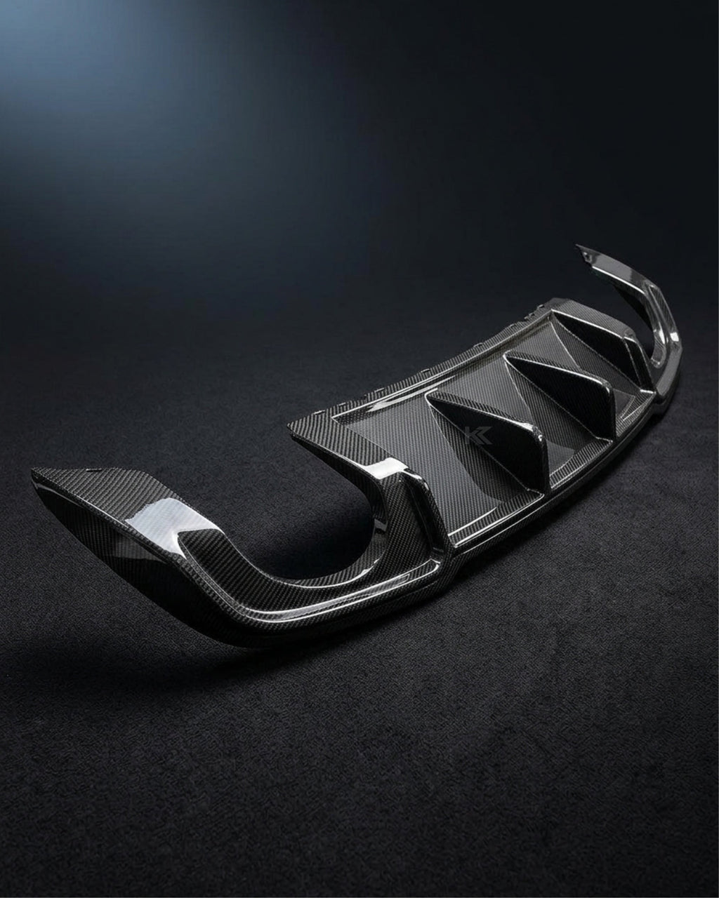 Audi RS3 8V Sedan Carbon Fiber Rear Bumper Diffuser Lip 2017 - 2019