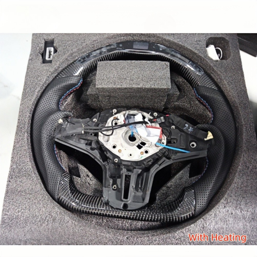 M Sport Carbon Fiber Heated LED Steering Wheel for BMW G Series F90 2018+