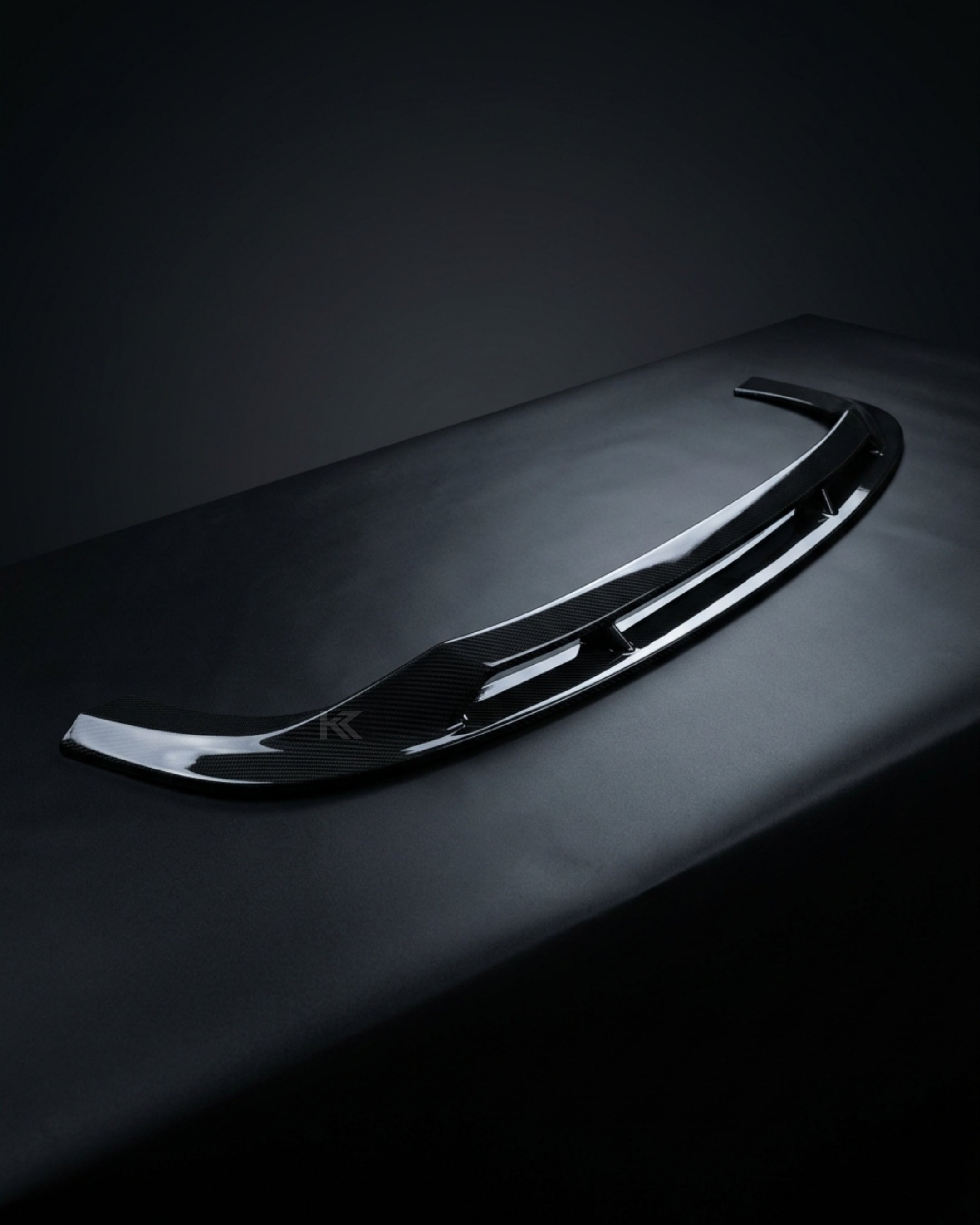 Audi RS3 8Y Sedan Pre-Preg Dry Carbon Fiber Gloss Black Front Bumper Lip 2022 - 2024