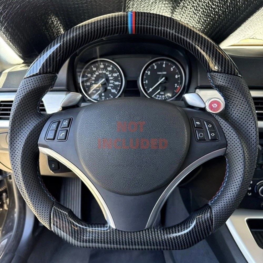 Hydro-Dip Carbon Steering Wheel for BMW E90/E92/E93 M3 2006-2013