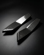 Audi RS7 Sportback 4-Door Dry Carbon Fiber ABT-Style Front Bumper Canards 2020 - 2021