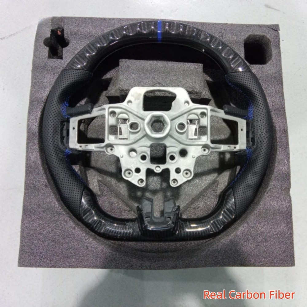 Carbon Fiber Steering Wheel for Ford Mustang 2015-2017