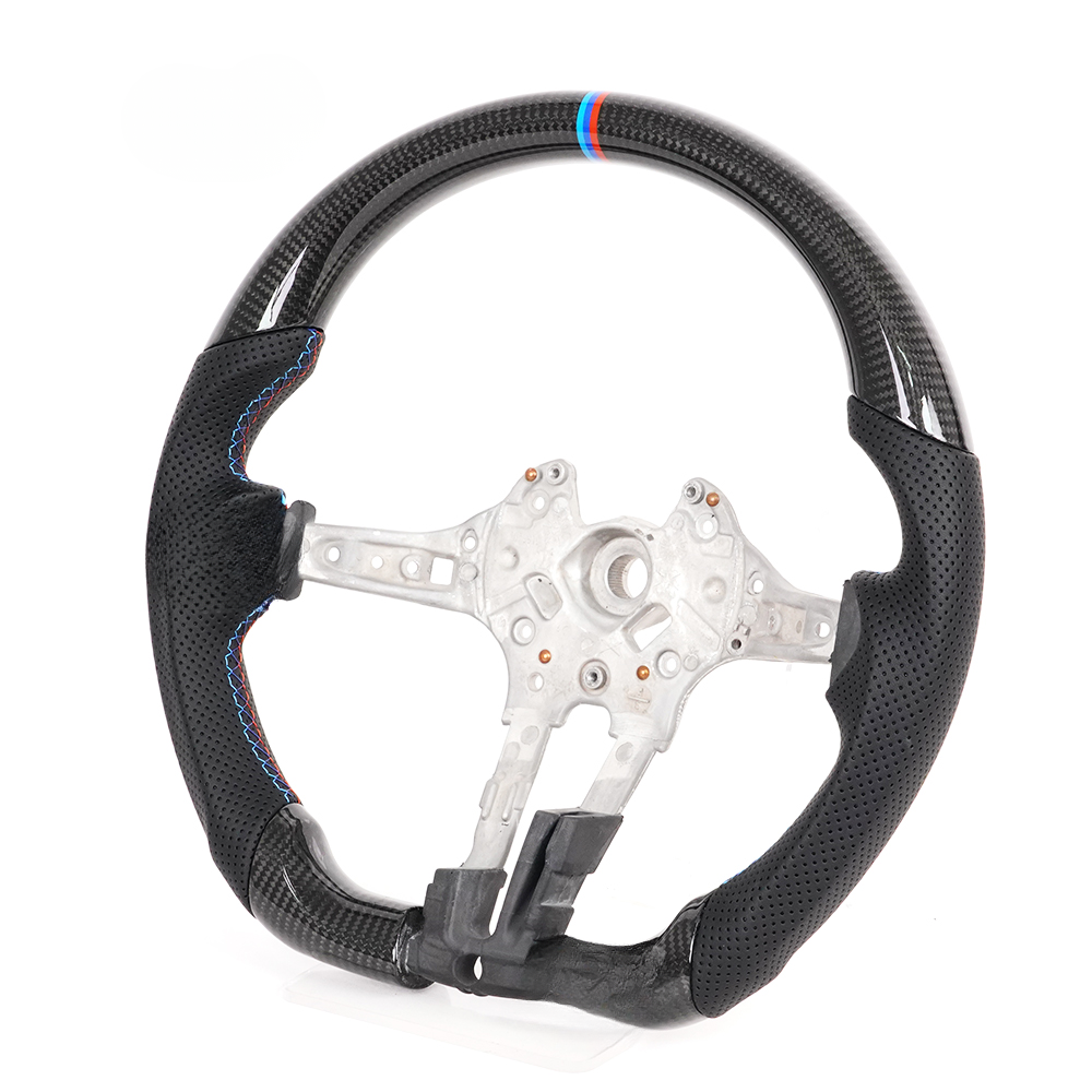 Real Carbon Fiber M Sport Steering Wheel for BMW F-Series 1, 2, 3, 4, X1, X2, X3, X4, X5 & X6