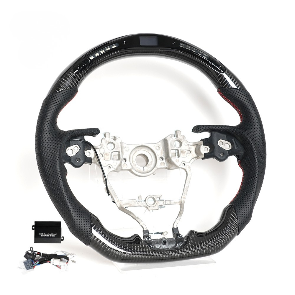 Carbon Fiber LED Steering Wheel for Toyota Camry, RAV4, Avalon & Corolla 2018-2024