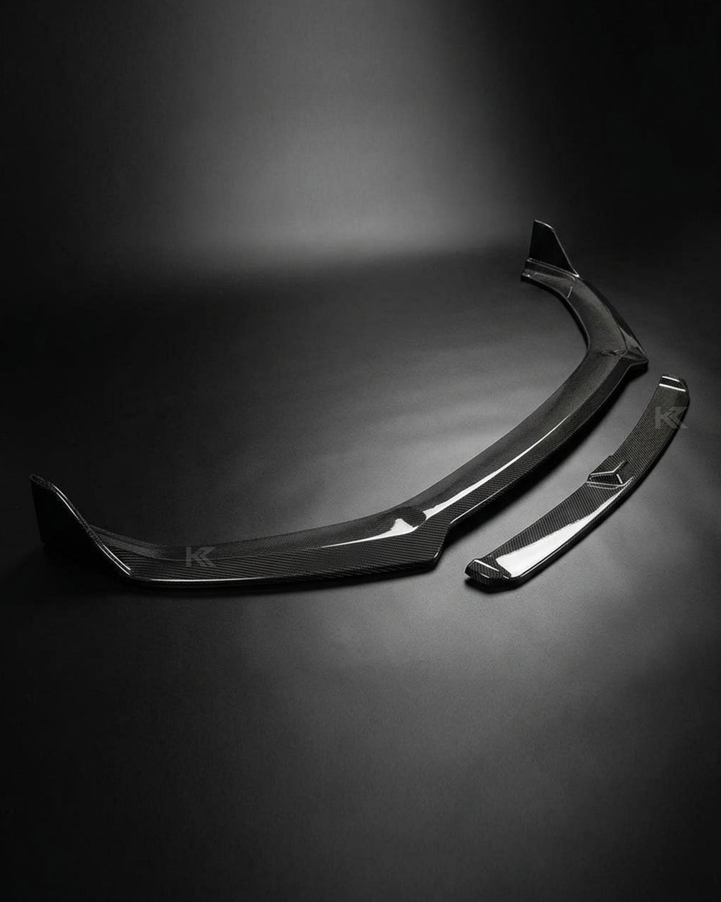 Audi A5 S-Line / S5 B9 Carbon Fiber M&L Style Front Bumper Diffuser Lip 2017 - 2019