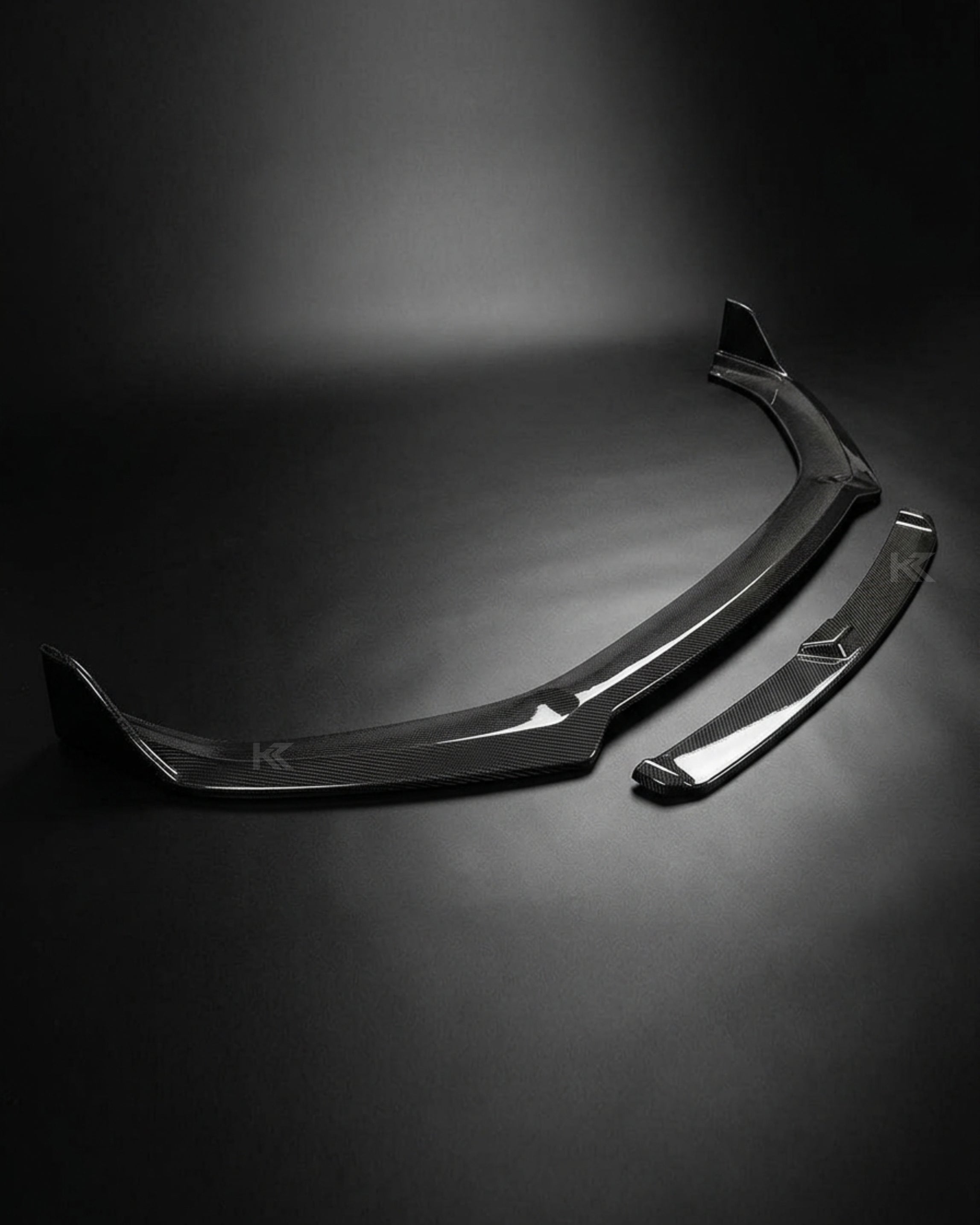 Audi A5 S-Line / S5 B9 Carbon Fiber M&L Style Front Bumper Diffuser Lip 2017 - 2019
